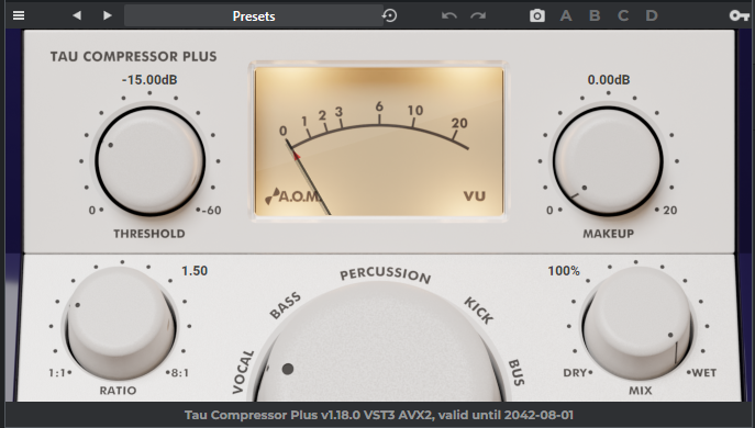 Tau_Compressor_Plus【一键安装】-琴洛音频资源网