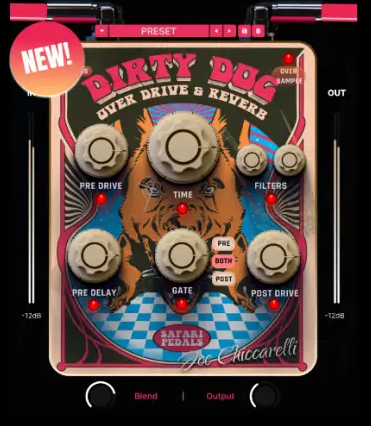 Safari Pedals Dirty Dog Reverb——失真过载混响-琴洛音频资源网
