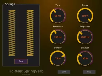 HoRNet Plugins HoRNet SpringVerb-WIN&MAC-琴洛音频资源网
