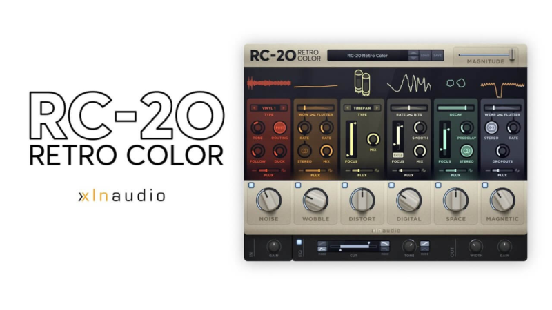 复古创意效果器!XLN Audio RC-20 Retro Color v1.3.5.1 WIN&MAC-琴洛音频资源网