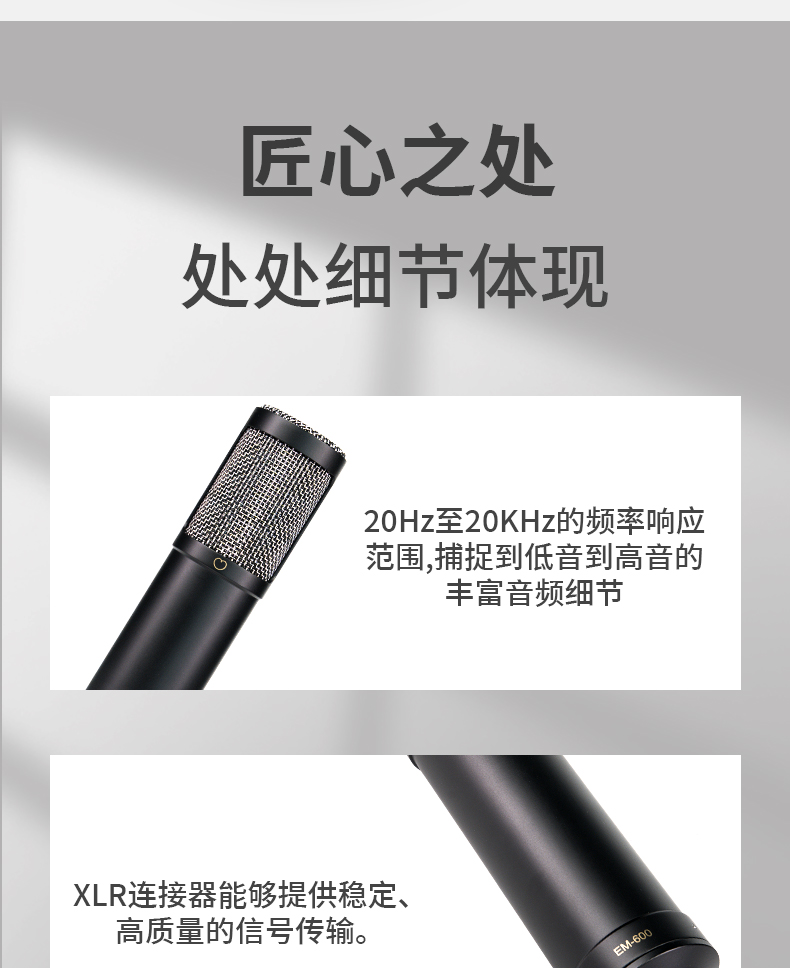 图片[4]-E-XD EM600电容麦克风-琴洛音频资源网