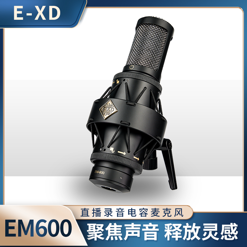 E-XD EM600电容麦克风-琴洛音频资源网
