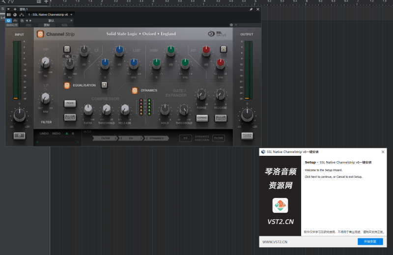 SSL Native Channelstrip v6一键安装-琴洛音频资源网
