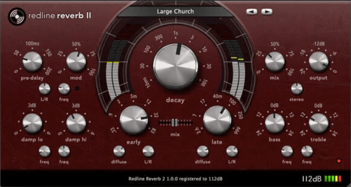 112dB Redline Reverb 2 v1.0.0 Incl Patched and Keygen-R2R-琴洛音频资源网