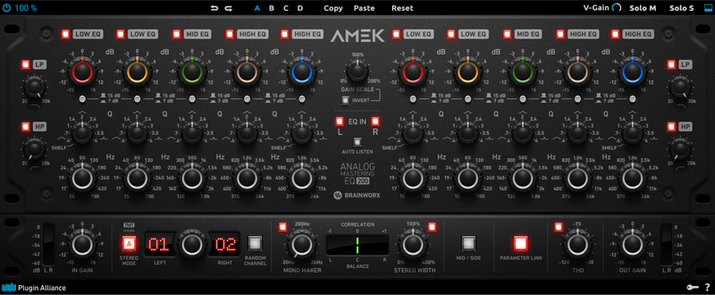 AMEK EQ 200一键安装-琴洛音频资源网