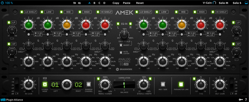 AMEK EQ 250一键安装-琴洛音频资源网
